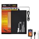 iPower 8X12 Inch Reptile Heat Pad Under Tank Heater Terrarium Warmer Heating Mat and Digital Thermostat Controller for Turtles Lizards Frogs and Other Small Animals
