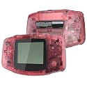 IPS Ready Upgraded eXtremeRate Cherry Pink Replacement Shell Full Housing Cover &amp; Black Screen Lens for Gameboy Advance – Compatible with Both IPS &amp; Standard LCD – Console &amp; IPS Screen NOT Included