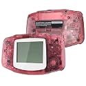 IPS Ready Upgraded eXtremeRate Cherry Pink Replacement Shell Full Housing Cover &amp; White Screen Lens for Gameboy Advance – Compatible with Both IPS &amp; Standard LCD – Console NOT Included
