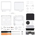IPS Ready Upgraded eXtremeRate Clear Custom Replacement Housing Shell for Gameboy Advance SP GBA SP – Compatible with Both IPS & Standard LCD – Console & Screen NOT Included
