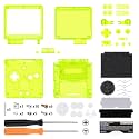 IPS Ready Upgraded eXtremeRate Clear Lime Green Custom Replacement Housing Shell for Gameboy Advance SP GBA SP – Compatible with Both IPS &amp; Standard LCD – Console &amp; Screen NOT Included