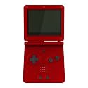IPS Ready Upgraded eXtremeRate Scarlet Red Soft Touch Custom Replacement Housing Shell for Gameboy Advance SP GBA SP – Compatible with Both IPS &amp; Standard LCD – Console &amp; Screen NOT Included