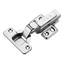 IPSA X Series Soft Close Hydraulic 4 Hole Cabinet Auto Cup Hinge Half Overlay 8 Crank with Soft Closing Damper Door Thickness Support 19-21 mm Pack of 2 Piece