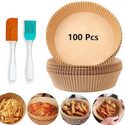 Ipsit 100PCS Fryer-Paper Disposable Paper Baking Paper