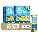 IQBAR Clean High Protein Snack Bars, Low Sugar Keto, Lemon Blueberry 24ct