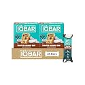 IQBAR Clean High Protein Snack Bars, Low Sugar Keto, Toasted Coconut 24ct