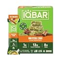 IQBAR Clean High Protein Bars, Low Sugar Snack, Matcha Chai 12ct