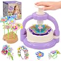 IQBOX Craft Kits Toys for 4 5 6 7 8 Year Old Girls Trendy Flower Making Kit