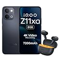 iQOO Z11xa 5G (Titan Black, 8+128 GB) Buds