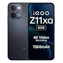 iQOO Z11xa 5G (Titan Black, 8GB RAM, 128 GB Storage) | Massive 7200mAh Battery | Dimensity 7400 Turbo Processor | OriginOS 6 with 4 Years of Security Updates*
