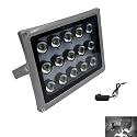 IR Illuminator for CCTV Security Camera,ir Lights for Night Vision Illuminator Light, Rainproof, Automatic Switch at Night (15 Led IR Lights)