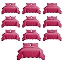 IR Imperial Rooms Queen Quilt Pink Floral 10 Pack for Hotel Guest Bedroom