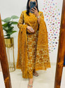 IRAKSU Women Kurti Pant Attached Dupatta Set