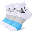 IRAMY Compression Ankle Support Socks Women Wicking Cushioned Athletic Plantar Fasciitis Relief 3/4/6 Pairs