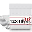 Ireer 10 Pack 12 X 16'' Large Bubble Mailers Padded Envelopes Self Seal