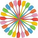 Irenare 24 Pcs Mini Silicone Spatulas Bulk, 8.3 Inch, Cute