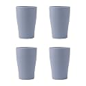 Irida Naturals Wheat Straw Cup Set, Pack of 4