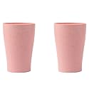 Irida Naturals Wheat Straw Cup Set, Pack of 2