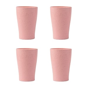 irida naturals wheat straw cup set pack of 4