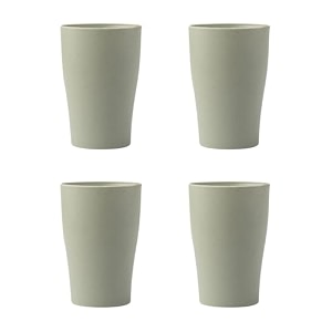 irida naturals wheat straw cup set pack of 4