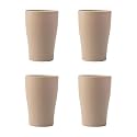 Irida Naturals Wheat Straw Cup Set, Pack of 4