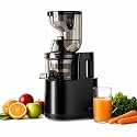 IRIKO Cold Press Juicer, Slow Juicer with Wide Feed Chute, BPA-Free, Stainless Steel Filter, Safety Lock, Low Noise, Easy to Clean,