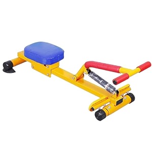 iris childrens rowing machine  kids indoor exercise rower with padded seat durable fitness equipment for strength amp cardio training home gym amp active play