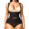 Irisnaya Body Shaper Women Shapewear Bodysuit Faja Colombian Waist Trainer