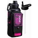 Iron Infidel Battle Bottle - 32 Oz Insulated Water Bottle with Straw Lid &amp; Chug Cap, Stainless Steel Metal Flask Includes Rugged, Removable Sleeve for Keys, Wallet, &amp; Phone (Valkyrie 1 Liter)