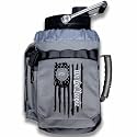 Iron Infidel Battle Bottle - One Gallon Insulated Water Bottle with Dual Carry Handles - 128 oz Tactical Stainless Steel Water Jug &amp; Rugged Extra Large Sleeve With Storage (Betsy 128 Ounces)