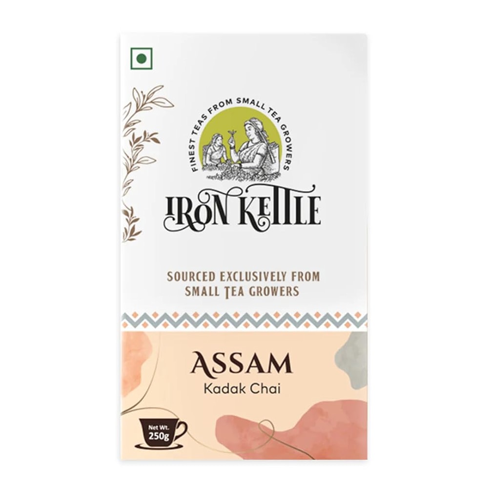 Iron Kettle Assam Kadak Chai 250 Gram | Garden Fresh Strong Black CTC ...