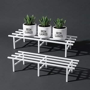IRON LANDS Metal Pot Stand 72x22x20 Cm