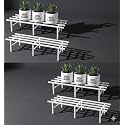 IRON LANDS Metal Pot Stand 72x22x20 Cm