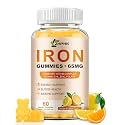 Iron Supplement 65mg Iron and 250mg Vitamin C Energy Support Immune Health