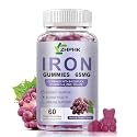 Iron Supplement Gummies for Women and Men for Iron Deficiency and Anemia