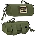 Extra Large Tactical Molle Sunglasses Case Anti-Shock Semi-hard Clamshell Glasses Case, X-Large