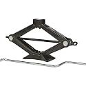 Ironton Steel Scissor Jack - 1-Ton Capacity, 3 5/16in.-15in. Lift Range