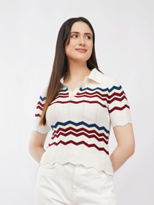 IROZI Casual Chevron Zig Zag Women Multicolor