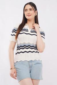 IROZI Casual Chevron Zig Zag Women Multicolor