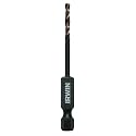 IRWIN Tools 1871048 Impact Performance Series 7/64-Inch Turbomax Black and Gold Drill Bit Bulk, 12-Pack