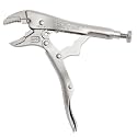 IRWIN VISE-GRIP Locking Pliers with Wire Cutter, 5-Inch, Curved Jaw (902L3)
