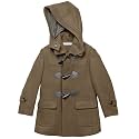 Isaac Mizrahi Boy's 2-20 Solid Wool Toggle Coat with Removable Hood - Colors