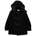 Isaac Mizrahi Boy's 2-20 Solid Wool Toggle Coat with Removable Hood - Colors