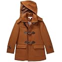 Isaac Mizrahi Boy's 2-20 Solid Wool Toggle Coat with Removable Hood - Colors