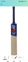 ISBN HITMAN BLUE EDITION KASHMIRI WILLOW BAT FOR HARD TENNIS BAL 1000-1100g Poplar Willow Cricket  Bat For 15+ Yrs