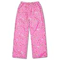 iscream Holiday Big Girls Silkiest Plush Fleece Pants, Cheerful Prints