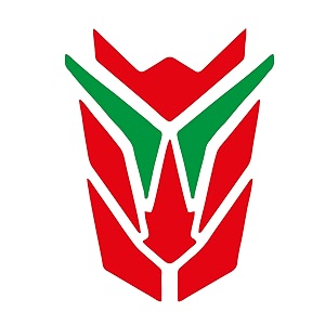 isee 360 die cut bike mudguard stylish strip sticker suitable all model bikes exterior decoration l x h 6 x 8 cm redgreen