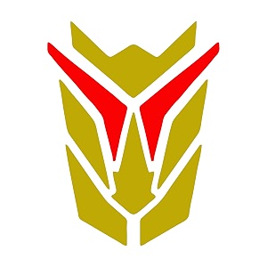 isee 360 die cut bike mudguard stylish strip sticker suitable all model bikes exterior decoration l x h 6 x 8 cm goldred