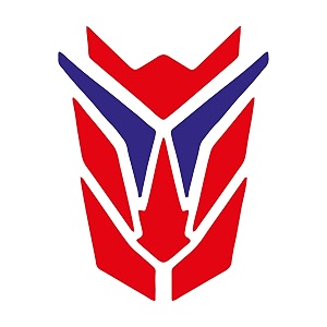 isee 360 die cut bike mudguard stylish strip sticker suitable all model bikes exterior decoration l x h 6 x 8 cm redblue