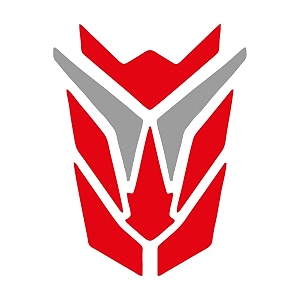 isee 360 die cut bike mudguard stylish strip sticker suitable all model bikes exterior decoration l x h 6 x 8 cm redgrey